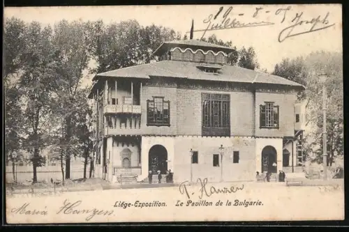 AK Liege, Exposition, Le Pavillon de la Bulgarie