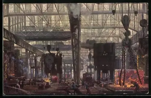 AK Essen, Kruppsche Werke, Pressbau II