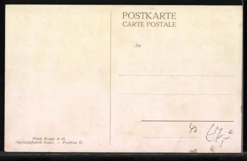 AK Essen, Kruppsche Werke, Pressbau II