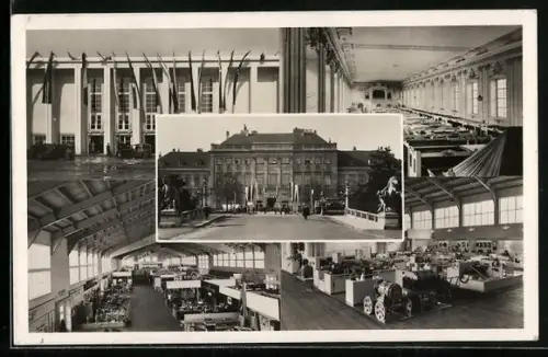AK Wien, Internationale Messe 1946 - Ausstellungshallen, Gebäude- und Innenansichten