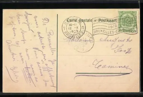 AK Bruxelles, Exposition Universelle 1910, Pavillon des Colonies Francaises