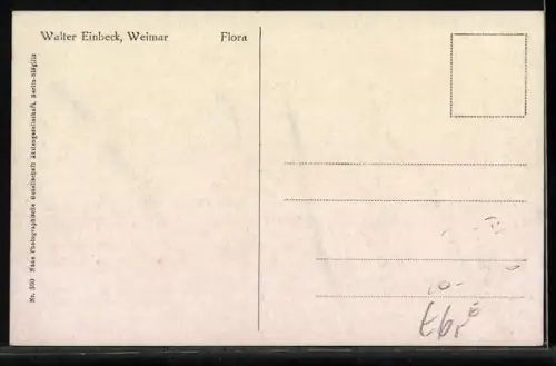 Künstler-AK Walter Einbeck: Flora, Göttin und Puppen