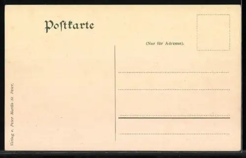 AK St. Peter / Schwarzwald, Ortsansicht mit Kirche