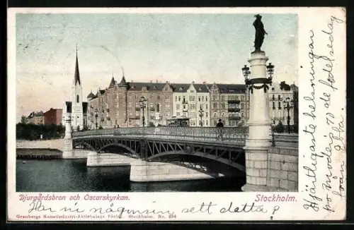 AK Stockholm, Djurgardsbron och Oscarskyrkan