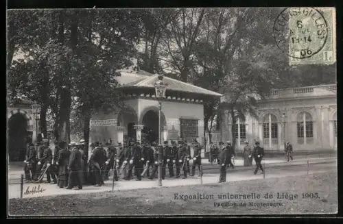 AK Liége, Exposition universelle 1905, Pavilion de Montenegro
