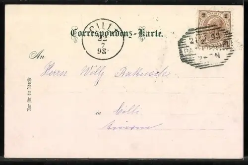 AK Semmering, Ort und Ruine Klamm, Weinzöttlwand, Hirsche