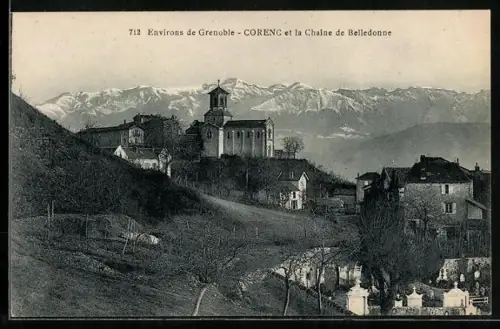 AK Corenc, Panorama et la Chaine de Belledonne