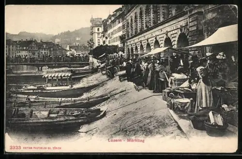 AK Luzern, Markttag am Quai
