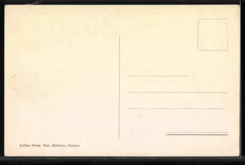 AK Chamonix, Ascension périlleuse au Mont-Blanc, Bergsteiger auf einem Gletscher