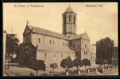 AK Rosheim, St. Peter & Paulskirche