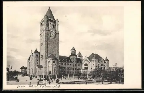 AK Posen / Poznan, Königl. Residenzschloss