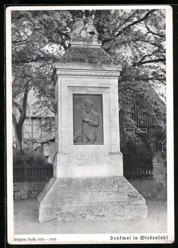 AK Wiedensahl, Wilhelm Busch Denkmal