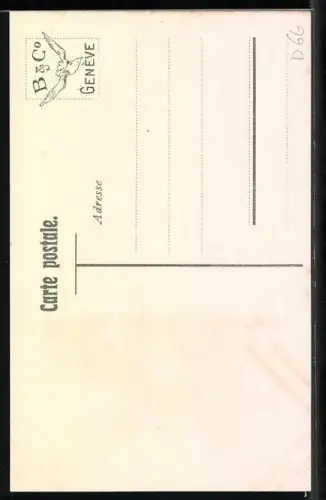 AK Frau in Schweizer Tracht mit Tonkrug