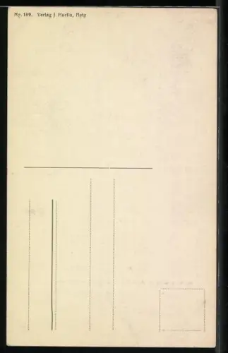 AK Metz, Gerberstrasse / Rue des Tanneurs