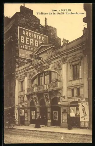 AK Paris, Theatre de la Gaite Rochechouart