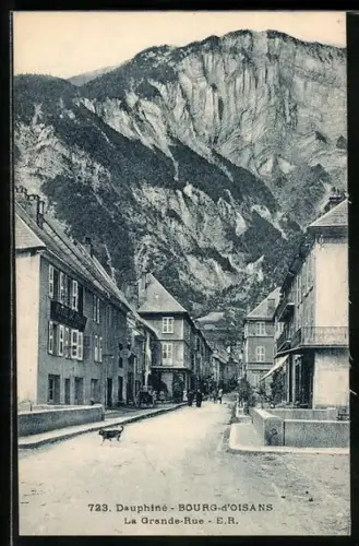 AK Bourg-d`Oisans, la Grande Rue