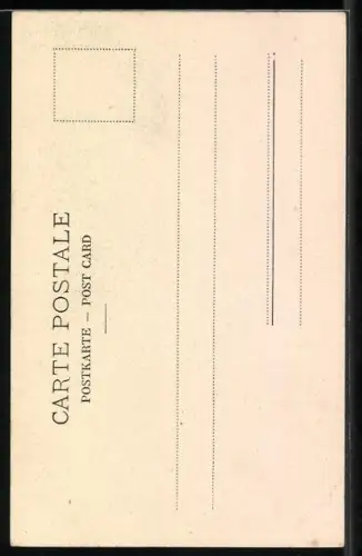 AK Unterseen, Partie mit Brunnen vor der Kirche, um 1900