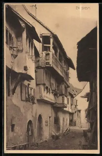 AK Eguisheim, vieilles maisons