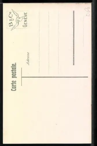 AK Vaud, Ortsansicht, Frau in schweizer Tracht, Wappen