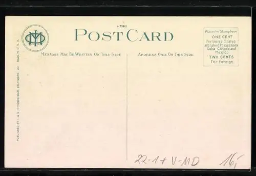 AK Baltimore, MD, Francis Scott Key Monument and Eutaw Place Temple