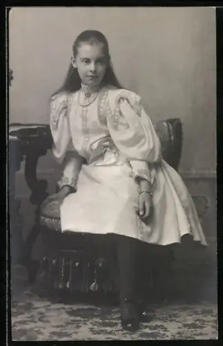 AK Kronprinzessin Cecilie als junges Mädchen