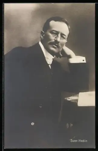 AK Portrait von Sven Hedin, schwedischer Geograph, Topograph, Entdeckungsreisender