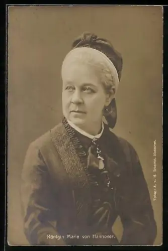 AK Porträt Königin Marie von Hannover