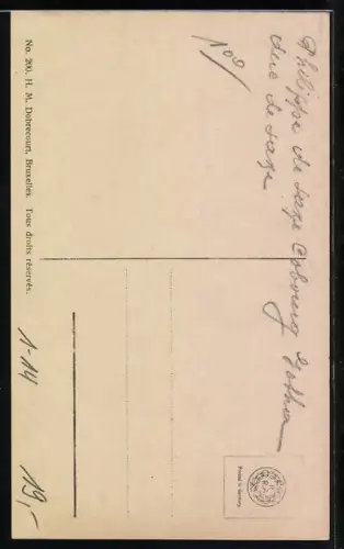 AK Prinz Philippe von Sachsen-Coburg-Gotha in Festtagsuniform