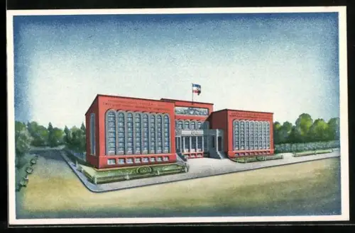 Künstler-AK Subotica, IV. Pokrajinski Slet Saveza Sokola Kraljevine Jugoslavje 1936