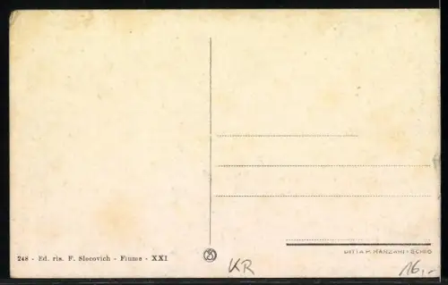 AK Fiume, Piazza Principe Umberto