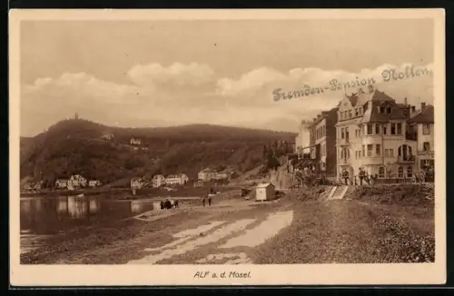 AK Alf a. d. Mosel, Fremden-Pension Nollen