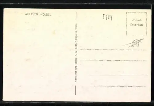 AK Alf a d. Mosel, Burg Arras, Weinberge