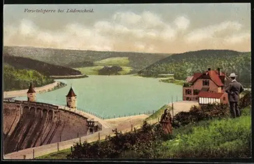 AK Lüdenscheid, Versetalsperre, Staumauer