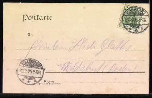 AK Konstanz, Rheinbrücke