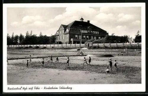 AK Wyk auf Föhr, Kinderheim Schöneberg