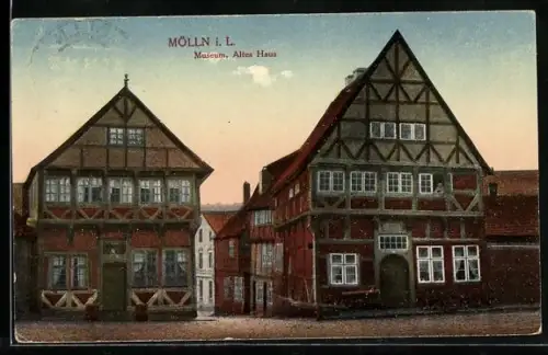 AK Mölln i. L., Museum, Altes Haus