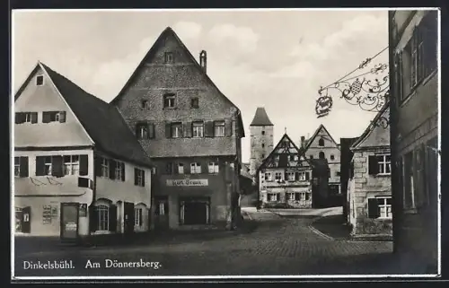 AK Dinkelsbühl, Partie am Dönnersberg