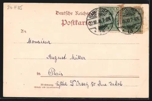 AK Hamburg-Eimsbüttel, Partie in der Schäferkampsallee