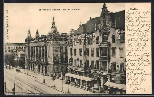 AK Berlin-Charlottenburg, Theater des Westens, Cafè des Westens