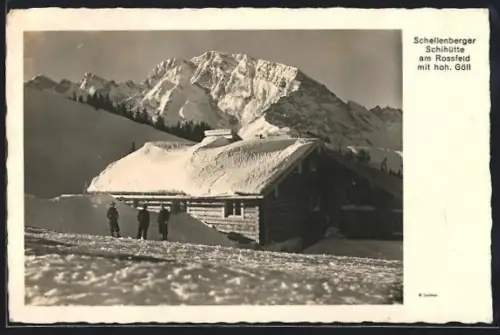 AK Berchtesgaden, Gasthaus Schellenberger Schihütte am Rossfeld