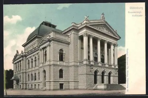 AK Oldenburg / O., Grossherzogl. Hoftheater