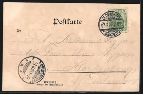 AK Oldenburg / O., Partie am Theater