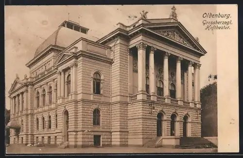 AK Oldenburg / O., Grossherzogl. Hoftheater
