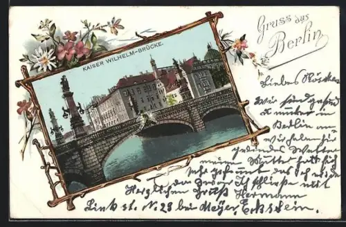 AK Berlin, Kaiser Wilhelm-Brücke