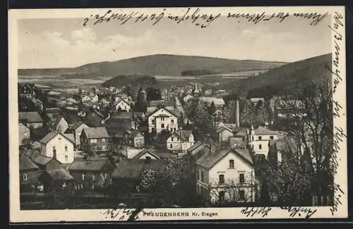 AK Freudenberg /Siegen, Ortsansicht mit Wohnhäusern
