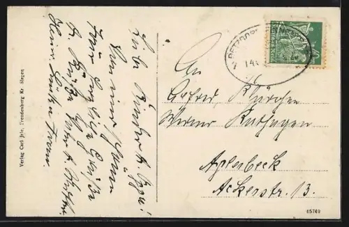 AK Freudenberg /Siegen, Ortsansicht mit Wohnhäusern