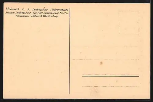 AK Hoheneck / Neckar, Die Hardt