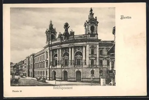 AK Berlin, Partie am Reichspostamt