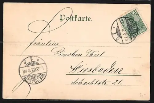 AK Coblenz, Partie am Postamt