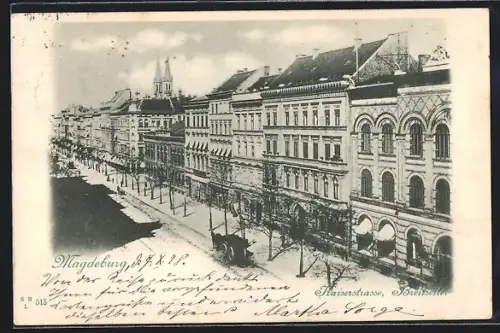 AK Magdeburg, Partie in der Kaiserstrasse